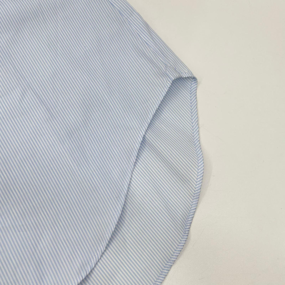 THE SOLE Cotton Striped Long Sleeve Shirt Blue Size 41