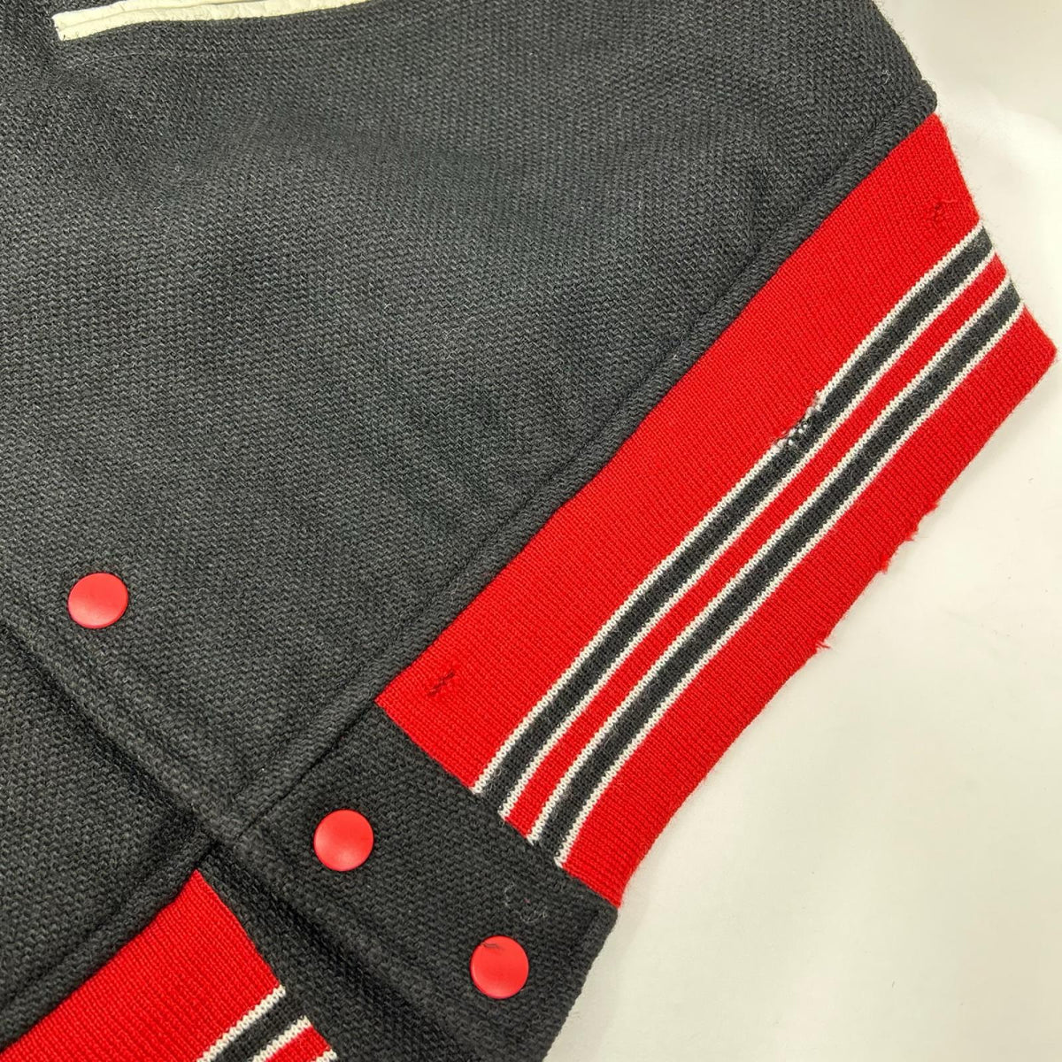 needles Deconstructed Lettered Jacket Melton Black Size L