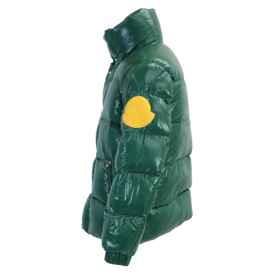 MONCLER GENIUS Dervax Big Logo Patch Jacket Green Size 1