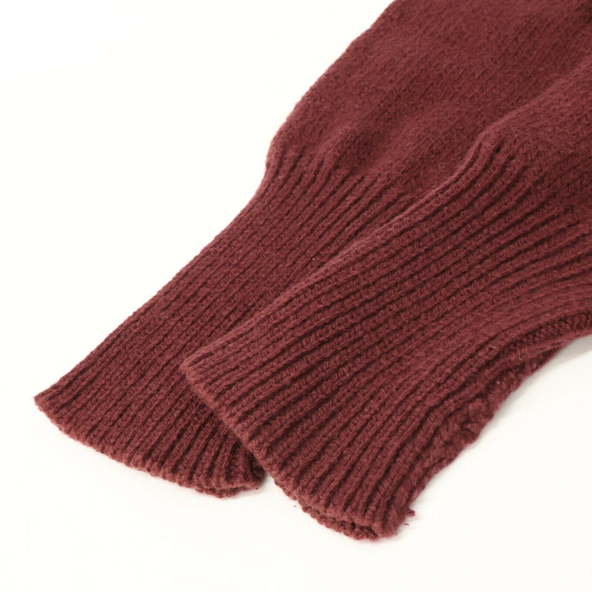 RRL 362000 Wool Blend MC93 Patch Boat Knit Burgundy Size S