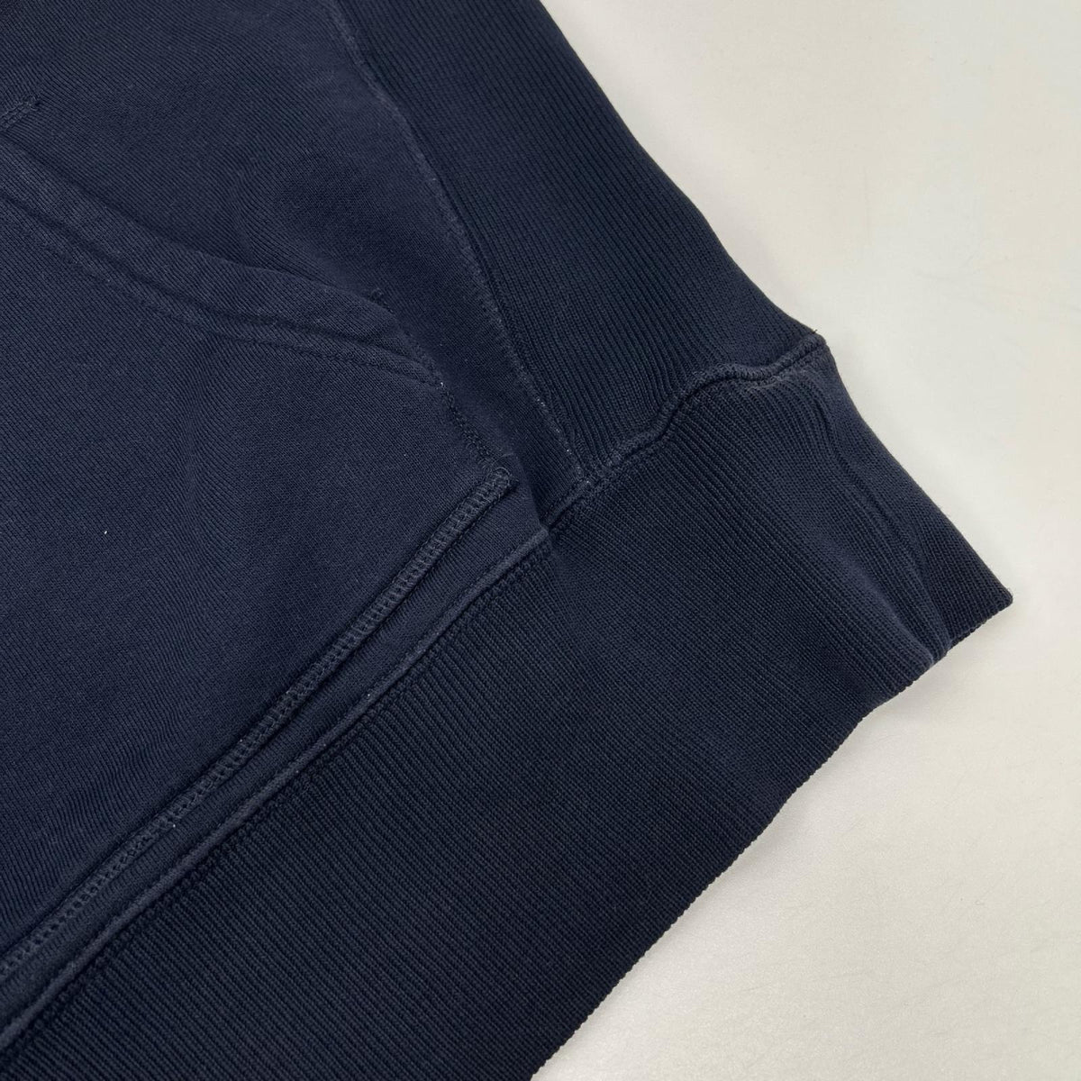 RRL Navy Used Graphic Eagle Crest Hoodie Size S