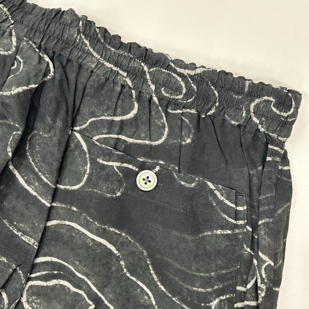 BUDSPOOL x GAKKIN Uzushamo Hawaiian Shorts Black Size XL
