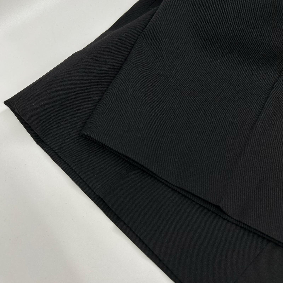 BALENCIAGA '23 Center Press Wide Pants Black Size 44