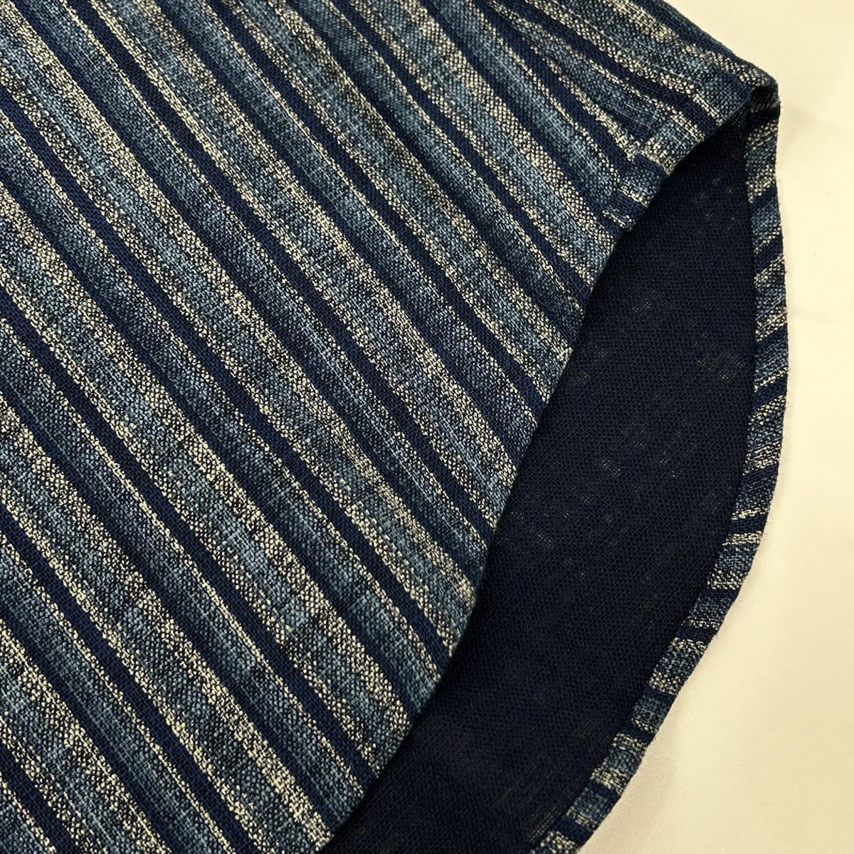 GLANSHIRT Blue Cotton Striped Long Sleeve Shirt Size 40