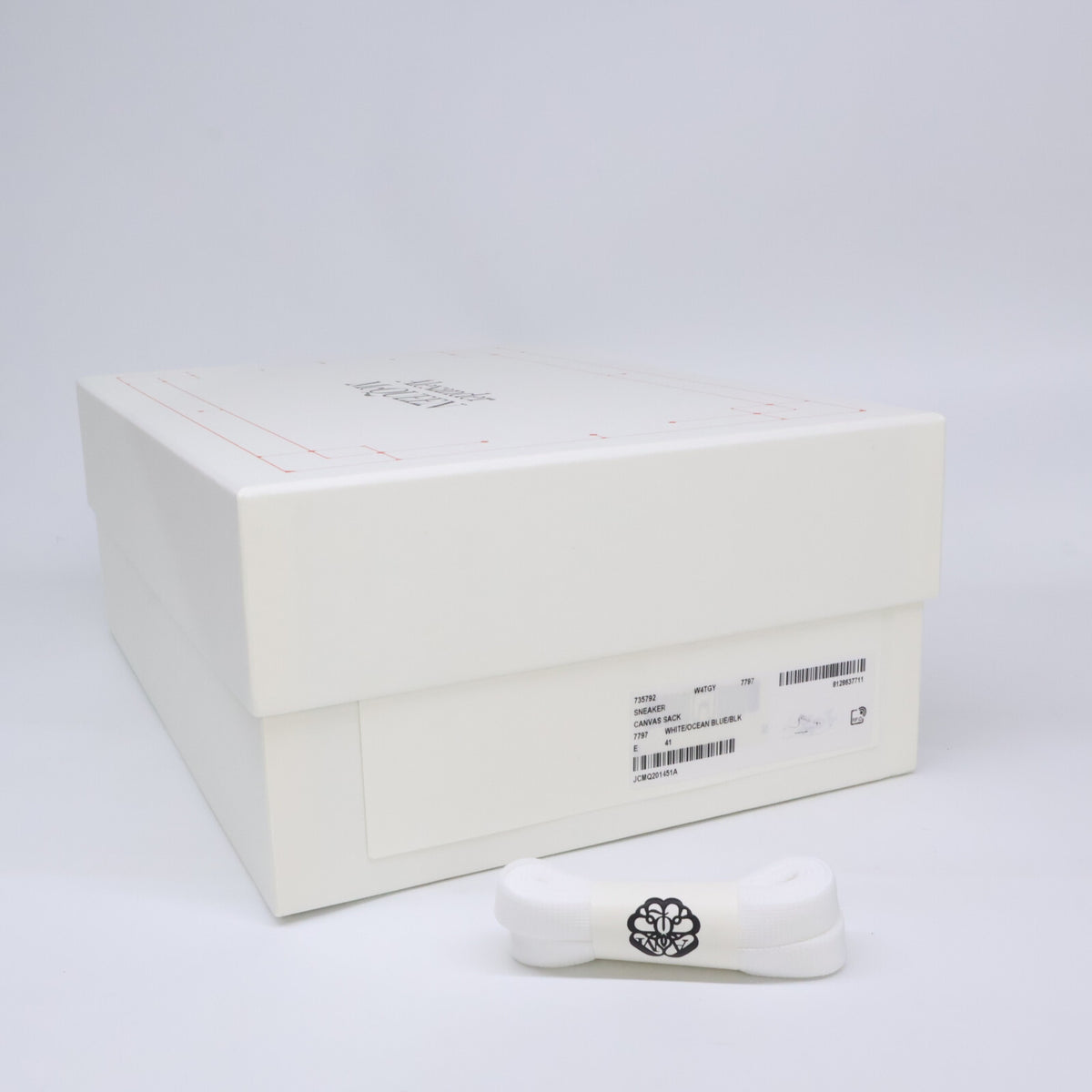 ALEXANDER McQUEEN Deck Plimsoll Sneakers White Size EU 41