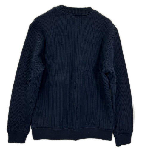 LOUIS VUITTON 21AW Cotton Nylon Sweatshirt Navy Size L