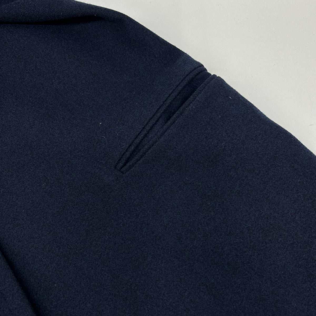 PaulSmith PF-MV-45424 Wool Balmacaan Coat Navy Size L