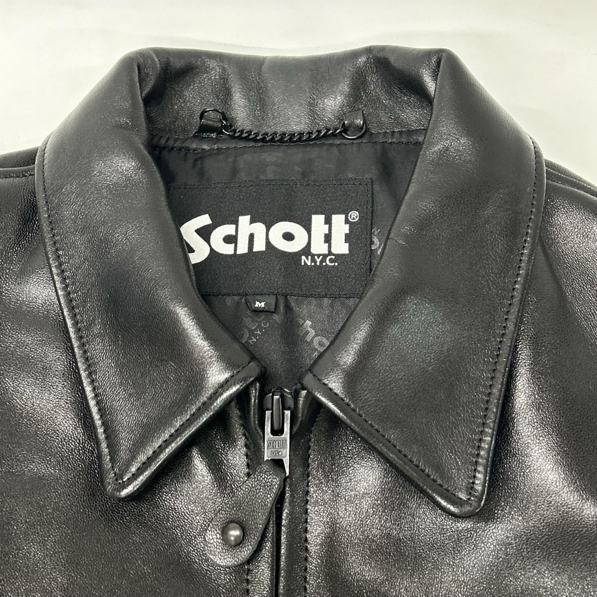 schott 25SS Nano Universe Sheepskin Rider Jacket Size M