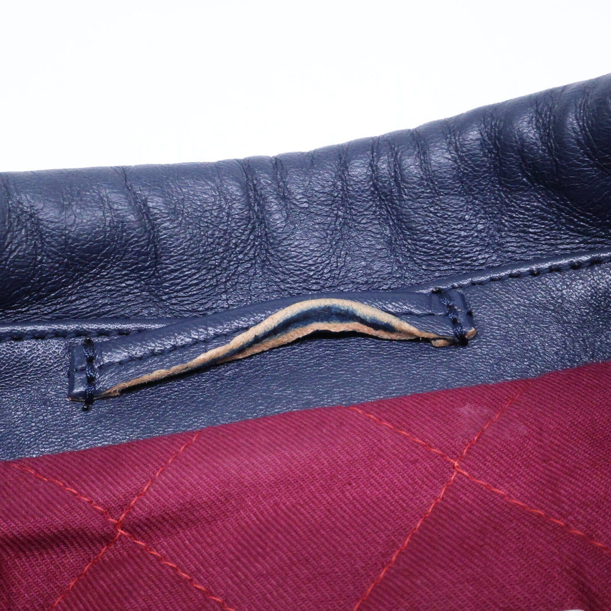 ADDICT CLOTHES AD-02L Sheepskin Double Jacket Blue Size 38