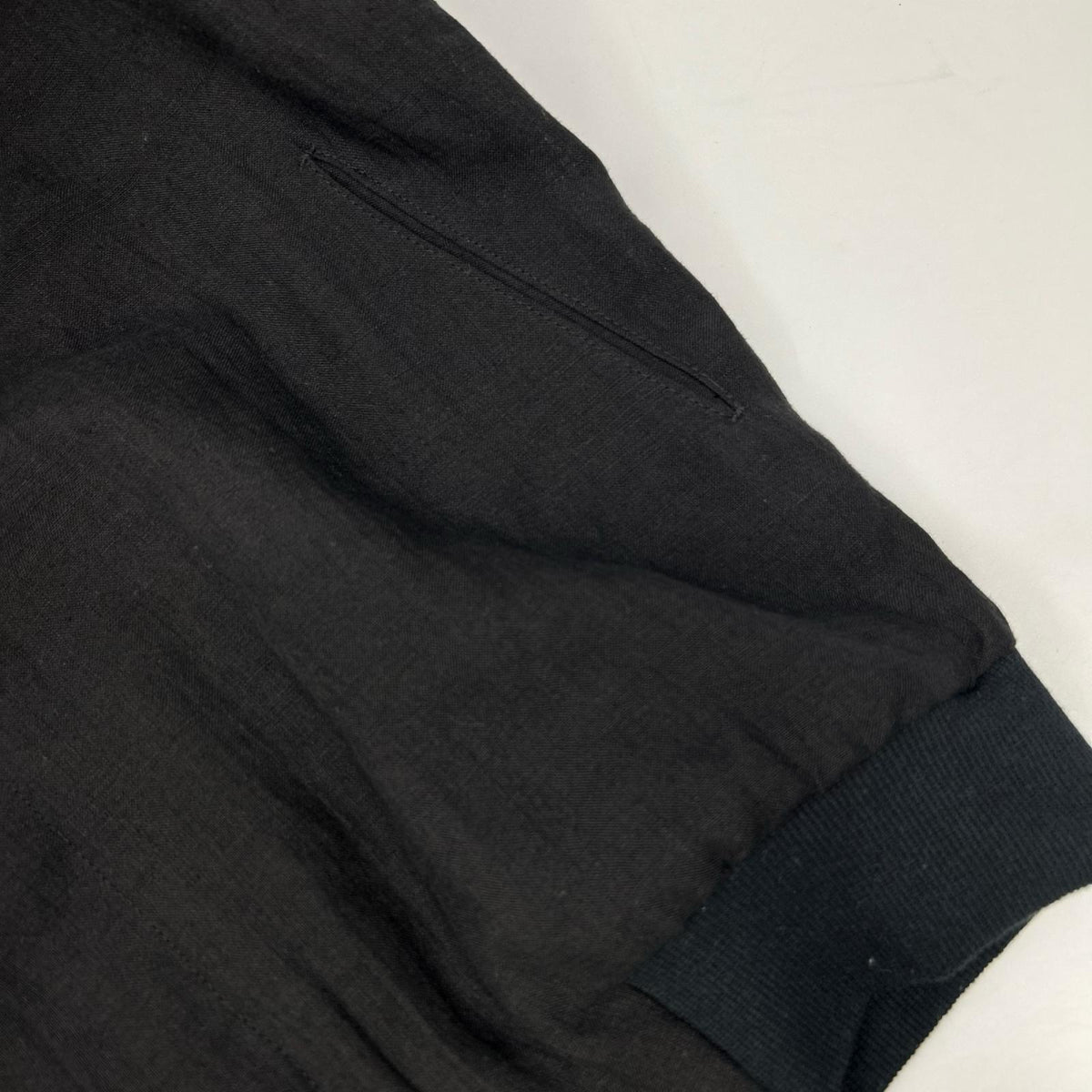REGULATION Yohji Yamamoto Linen High Jacket Black Size S
