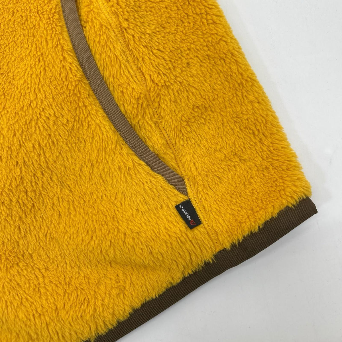 MONCLER 24AW GRENOBLE Yellow Polartec Fleece Vest Size L