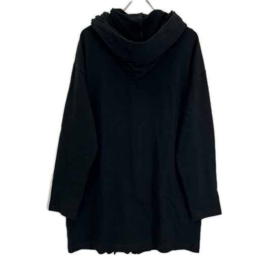 REGULATION Yohji Yamamoto French Terry Coat Black Size 3