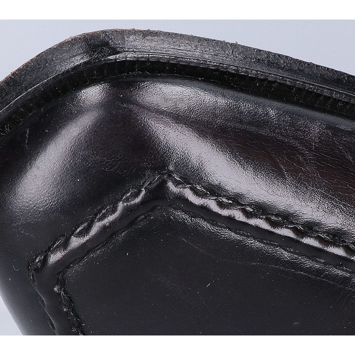 berluti Leather U-Tip 2-Hole Semi-Square Shoes Size UK 7