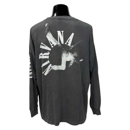 NIRVANA "Kurt Cobain Memorial" Euro Long Sleeve T-Shirt