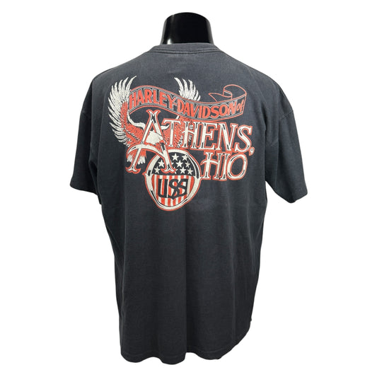 HARLEY- DAVIDSON 90s Vintage "Freedom Starts Here" T Size L