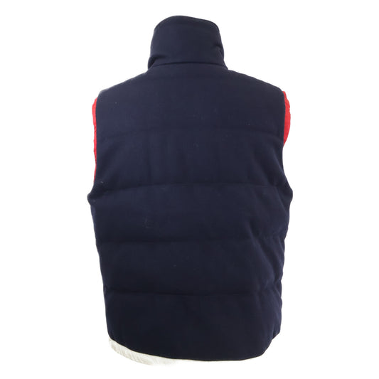 MONCLER x AMI BASTIEN Wool Down Vest Navy Size 4