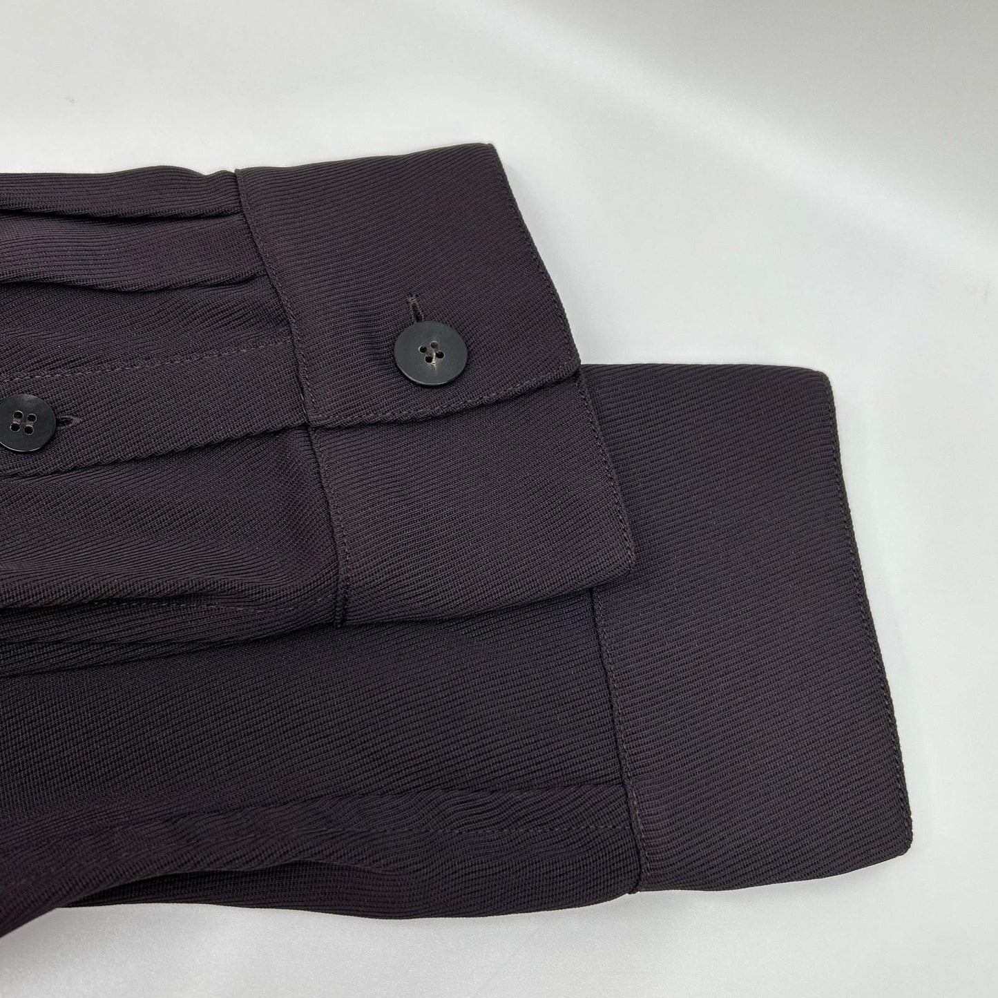 OVERCOAT Dark Brown Drop Shoulder Rayon Coat Size 1