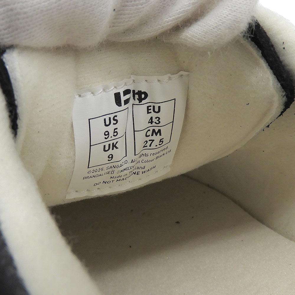 sangacio Leather Sneakers Black Size 9.5(US)