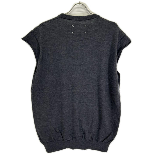 Maison Margiela 19AW S50HA0894 Wool Knit Vest Grey Size S