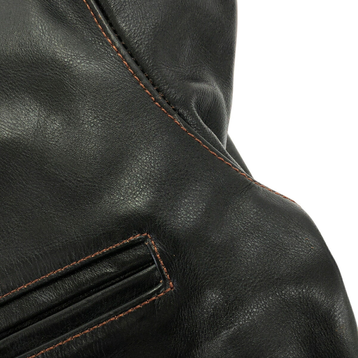 STARKE HAUT Black Horsehide Car Coat Size S