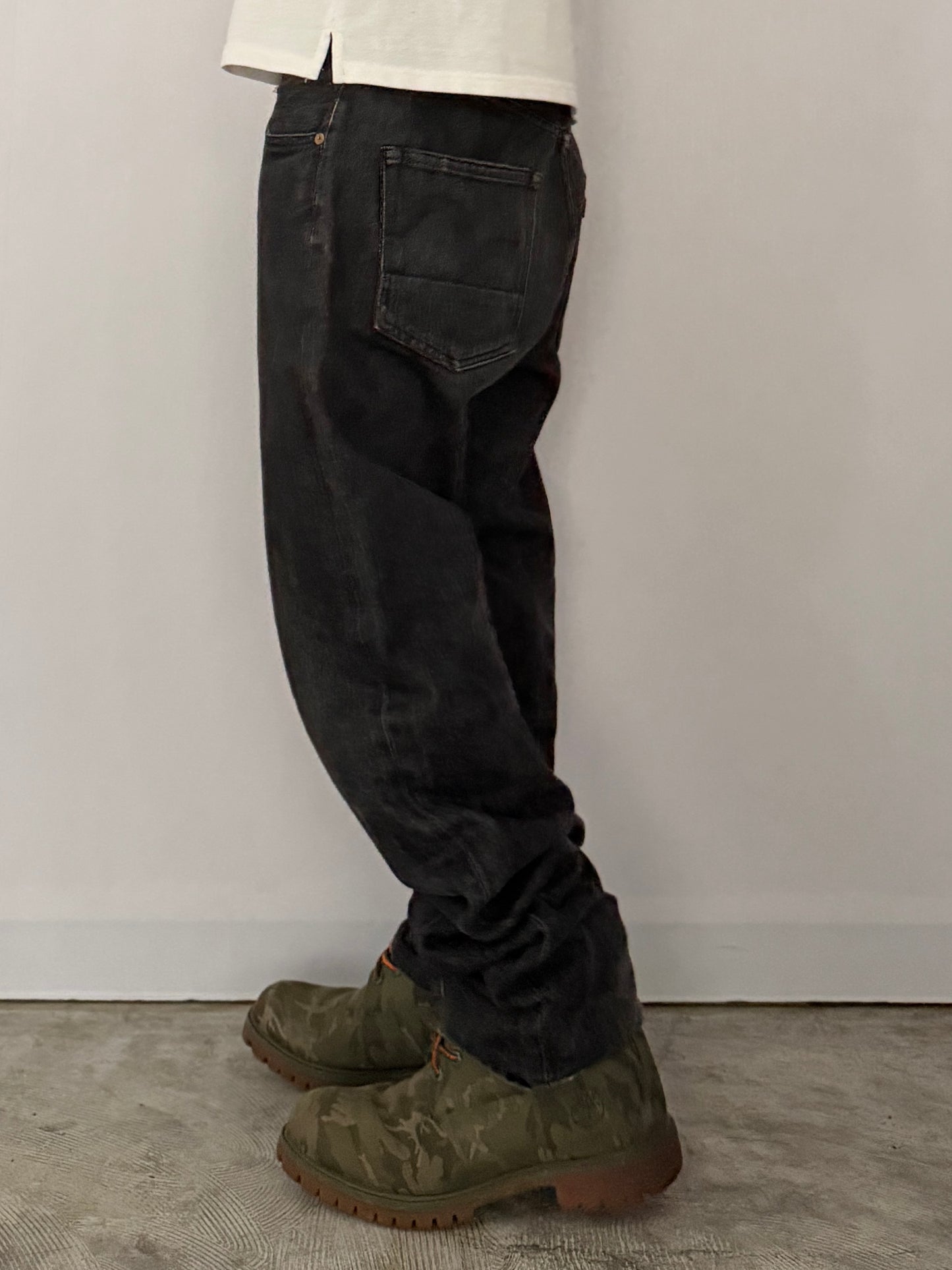 Evisu Black Denim Jeans Size 32