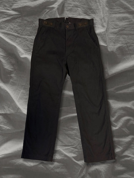 JUNYA WATANABE MAN AW12 Corduroy Trim Pants Black Size XS