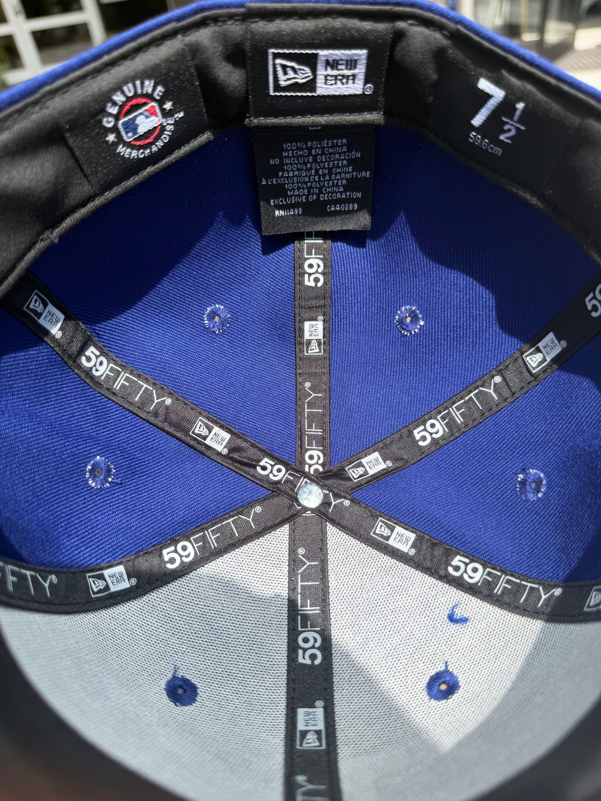 Born x Raised x LA Dodgers New Era 59FIFTY Blue