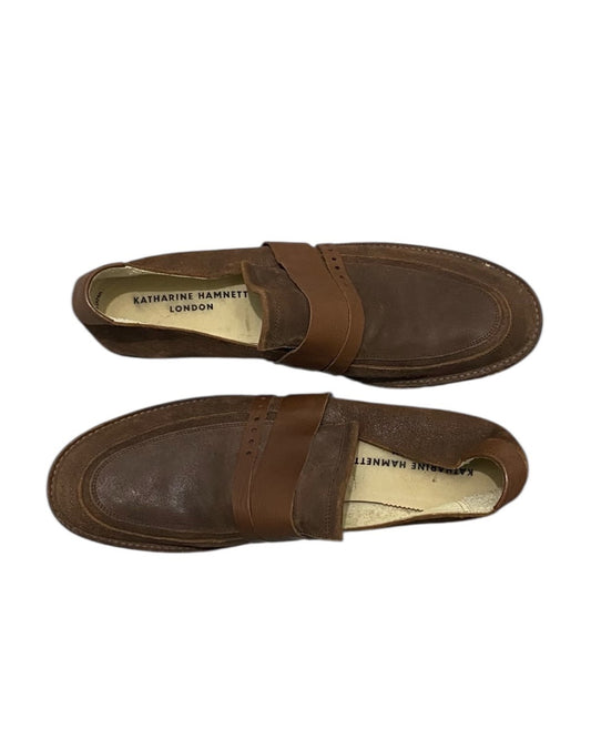 Katharine Hamnett London Brown Leather Size 27
