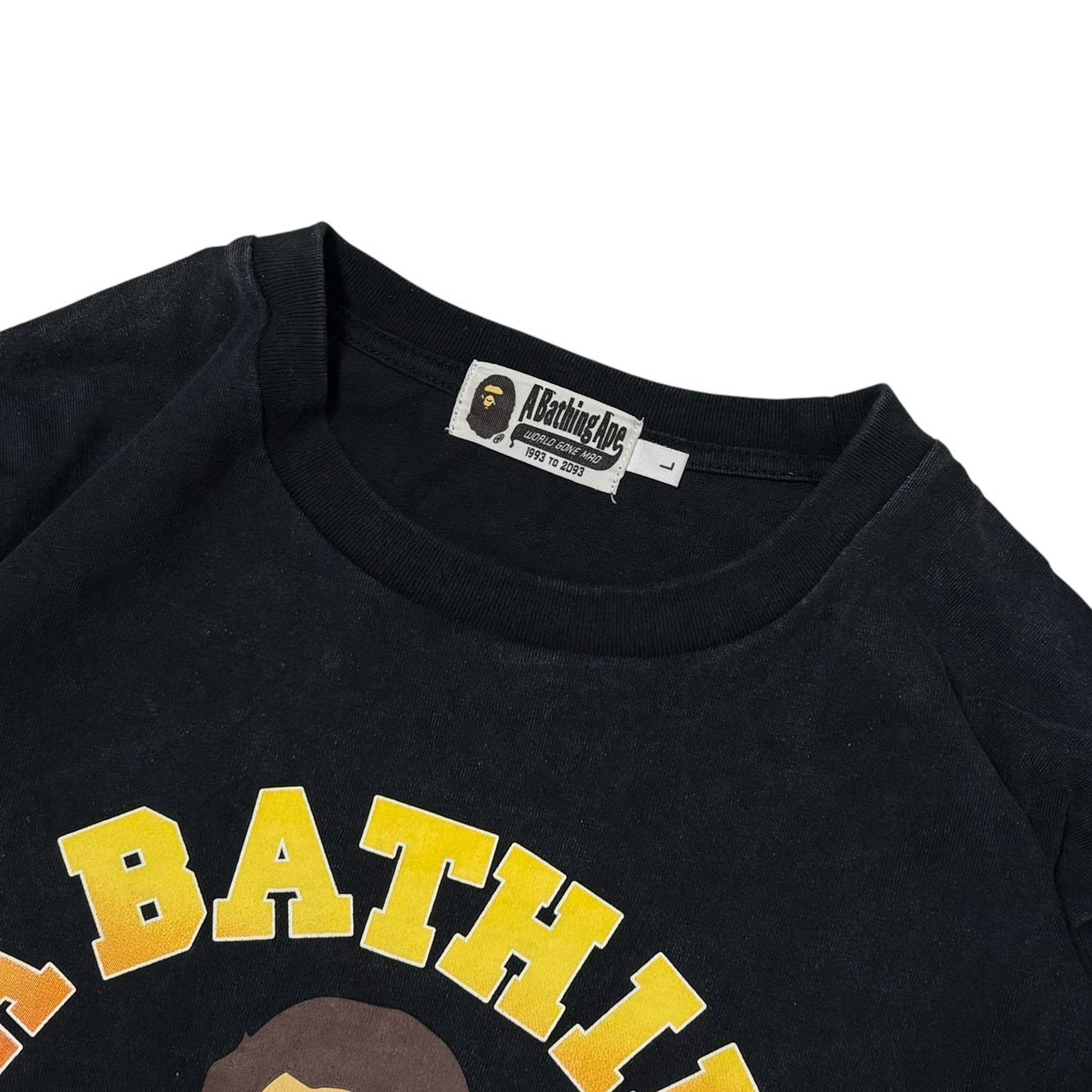 Bape A BATHING APE Long Sleeve T-Shirt Size L