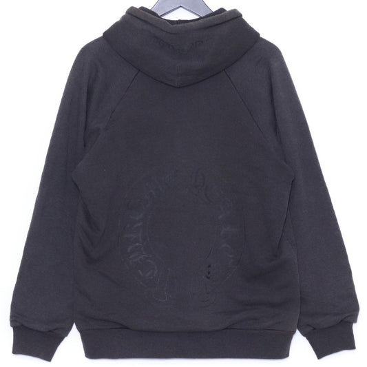 CHROME HEARTS OLD CAMBER Horseshoe Arm Hoodie Black