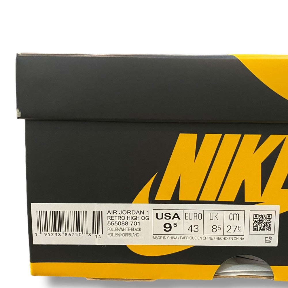 NIKE AIR JORDAN 1 Retro OG Pollen Sneakers Size 27.5cm