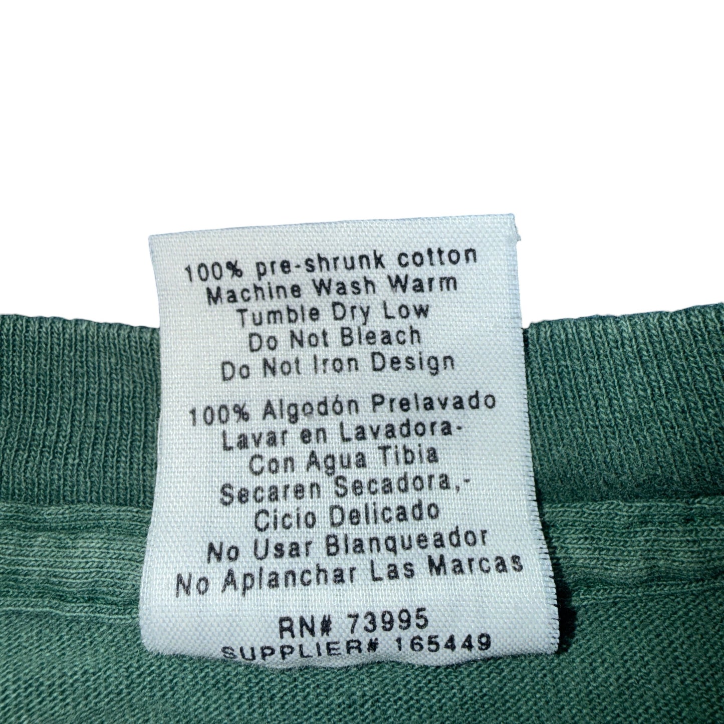 GREEN DAY 95' Green "Insomniac Tour" Vintage T-Shirt Size L