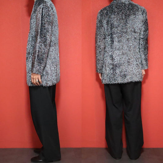 ISSEY MIYAKE 98AW Archive Shaggy Long Coat Size L