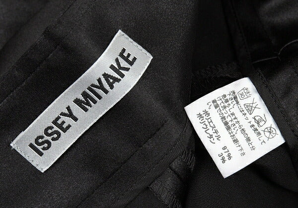 ISSEY MIYAKE Poly Stretch Coated Pants Black Size 3