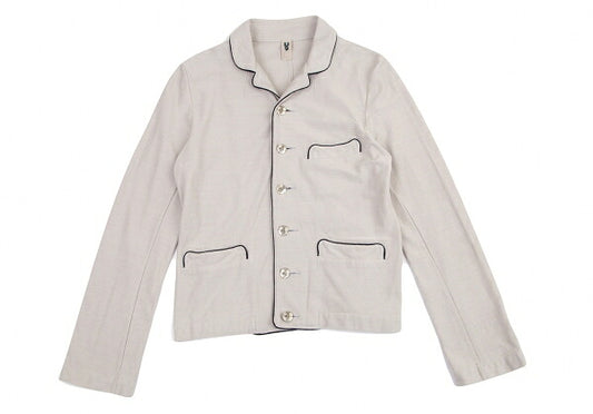 45rpm umii908 Cotton Metal Button Piping Lt. Gray Jacket Size 2