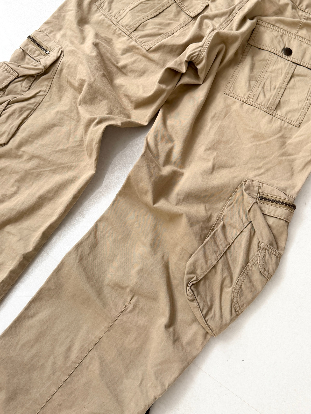 DOLCE&GABBANA 06SS Double Waist Gimmick Cargo Pants Size 50