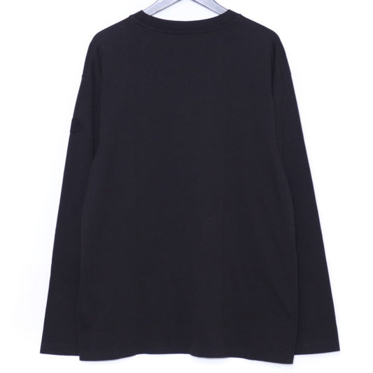 MONCLER 24SS Multicolor Logo Crewneck T-Shirt Black Size M
