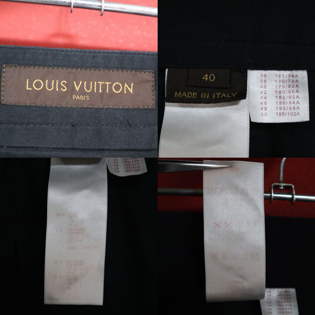 Louis Vuitton Dark Gray Cashmere Blend Hem Button Size 40