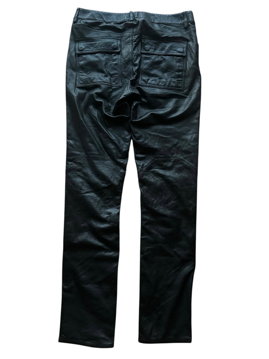 Rick Owens FW24 Leather Tyrone Cut Slim Pants