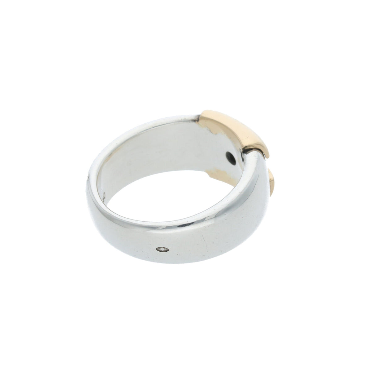 Hermes HERMÈS 1990s Silver Gold Ring
