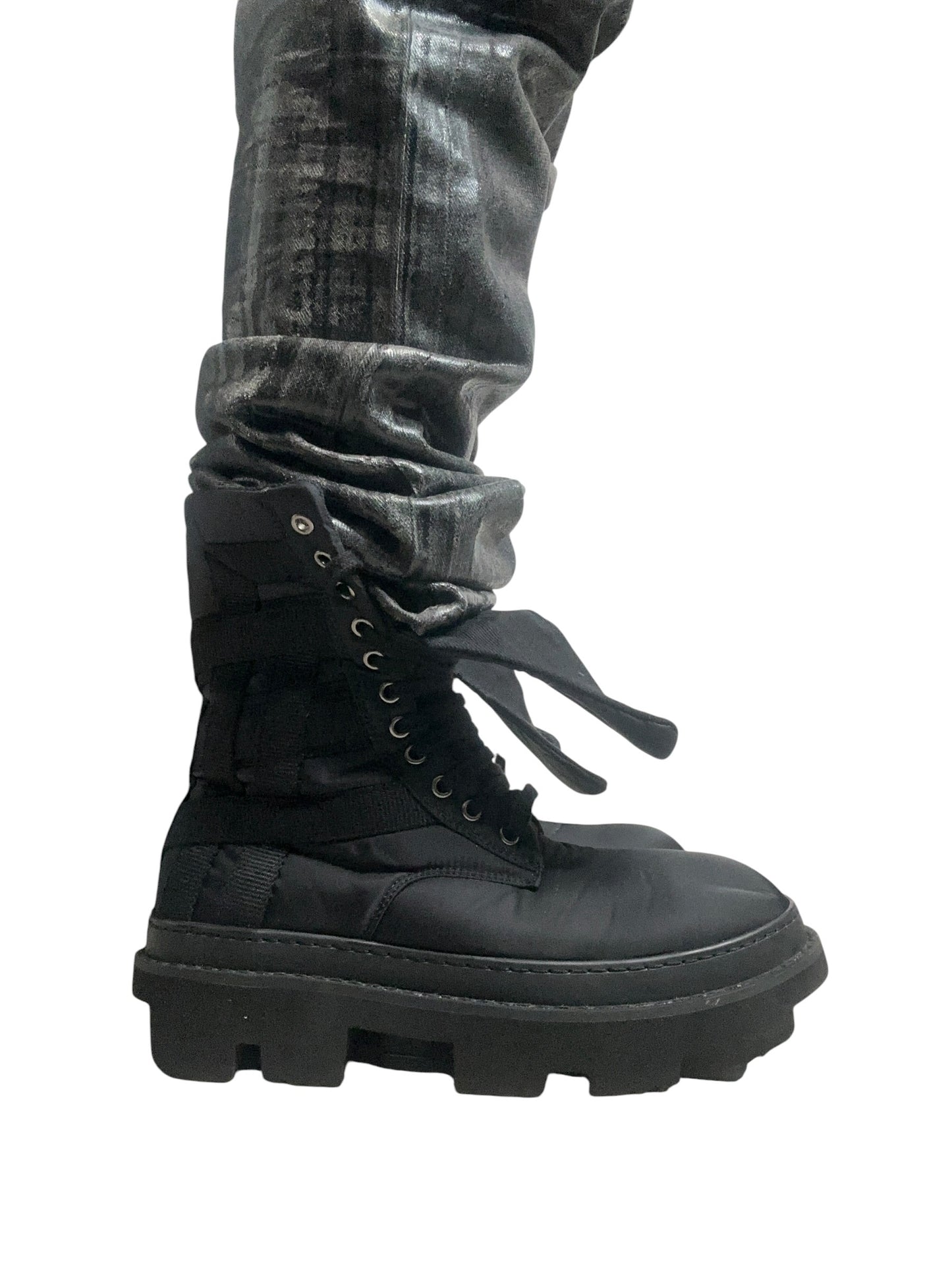 Rick Owens DRKSHDW SS24 Mega Tooth Army Boots Size EU 43