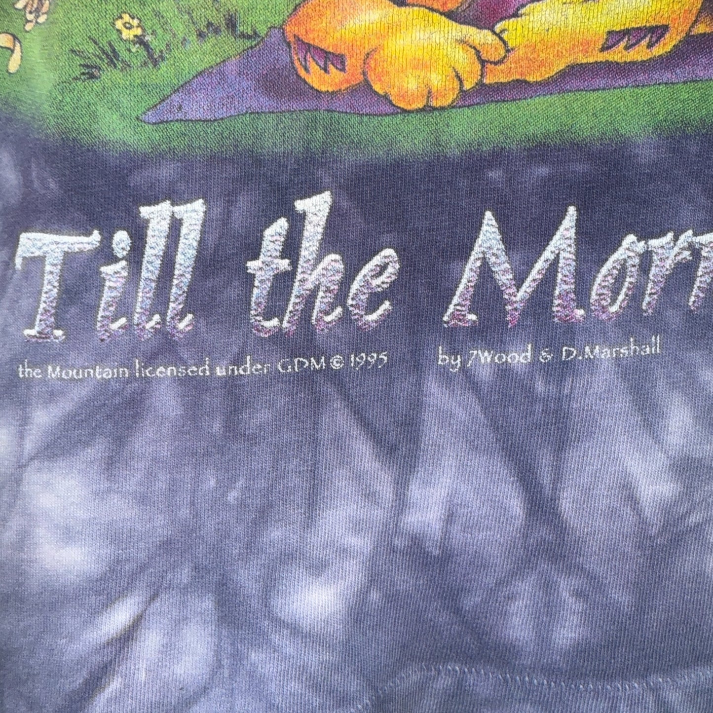 GRATEFUL DEAD 1995 Till the Morning Comes Tie-Dye Long Sleeve Size L