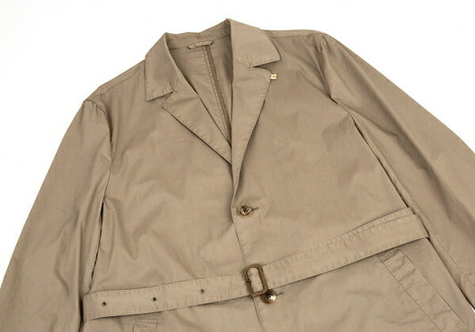Papas Cotton Poly Spring Coat Mocha Size 50L
