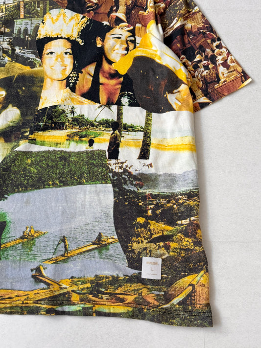 Supreme All-Over Print Cotton T-Shirt Size L