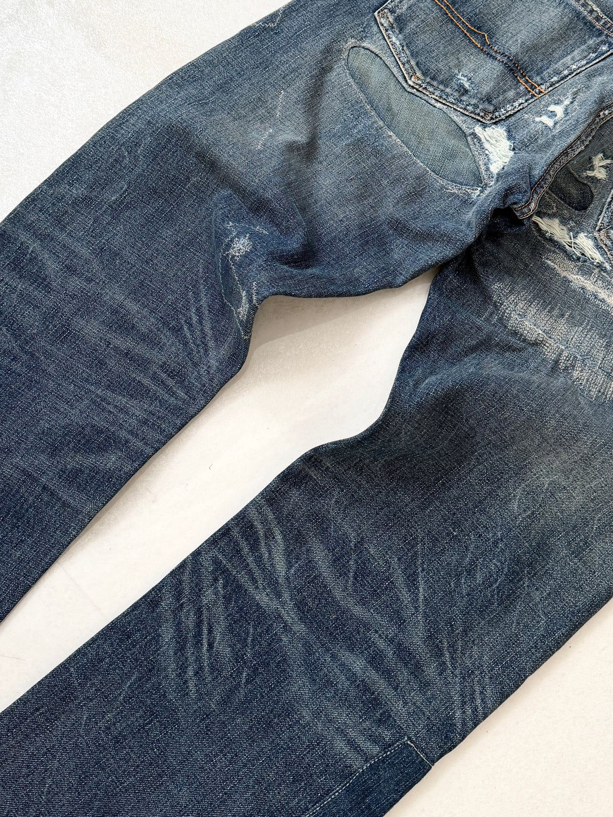 DENIM&SUPPLY Patchwork Damaged Denim Jeans Size 30/30