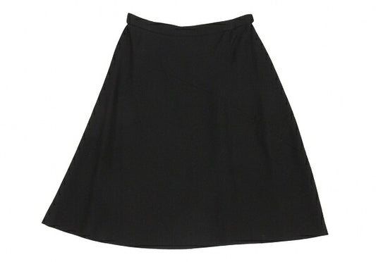 COMME des GARCONS Wool Georgette Bias Skirt Black Size M