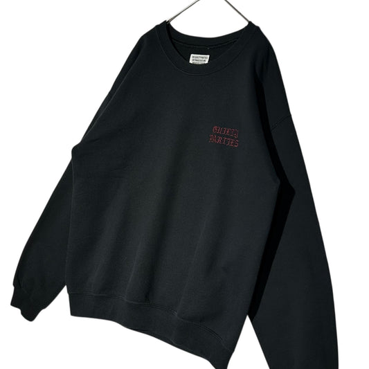 WACKO MARIA One-Point Logo Sweatshirt Black Size M