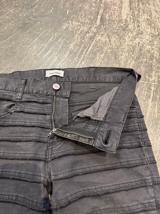undercover 13AW Black Stretch Cotton Pants Size 1