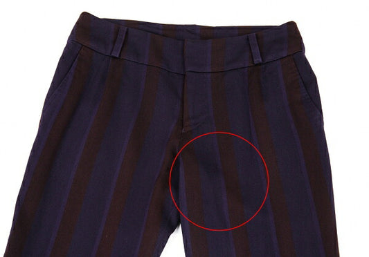 COMME des GARCONS Garment Dyed Wool Stripe Pants Size S