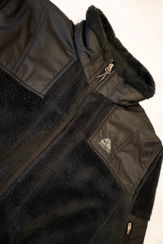 ACG Nike fleece jacket 00s Y2K era ACG fleece zip up jacket Black Size M